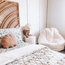 Plush Faux Fur Beanbag Cover